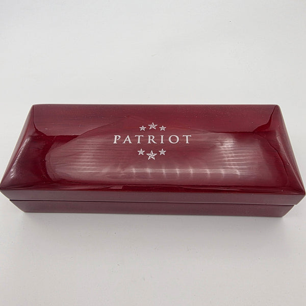 Patriot Liberty USA Brushed Silver Fountain Pen Medium Nib