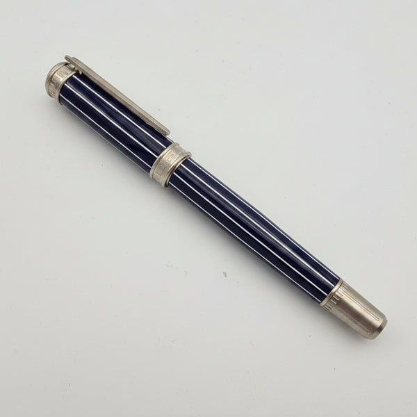 Edelberg Tachys Gessato Bespoke Pinstripe Medium Fountain Pen