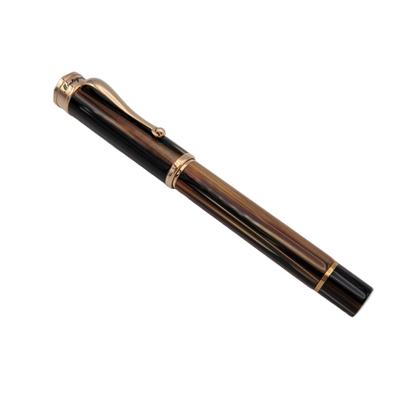Montegrappa Ducale Brown and Rose Gold Medium Fountain Pen