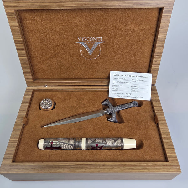 Visconti Knights Templar Limited Edition Medium Fountain Pen #46/700