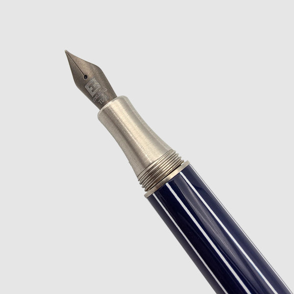 Edelberg Tachys Gessato Bespoke Pinstripe Medium Fountain Pen