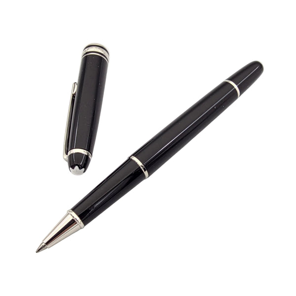 Montblanc Meisterstuck Classique Black and Platinum Rollerball Pen - New in Box
