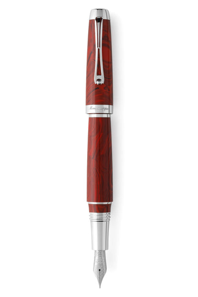 Montegrappa Passione Red Cinnamon Celluloid Medium Fountain Pen