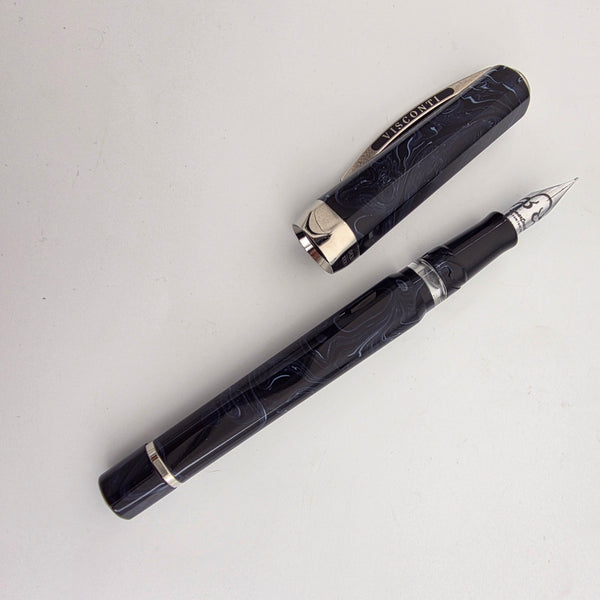 Visconti Opera Tube Typhoon Blue Mosquito Filler Medium Fountain Pen