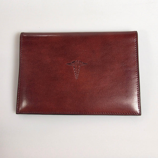 Bosca Old Leather Cognac Prescription Pad New 711 32