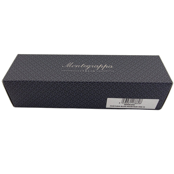 Montegrappa Blue and Palladium Medium Fortuna Fountain Pen ISFOR3PD