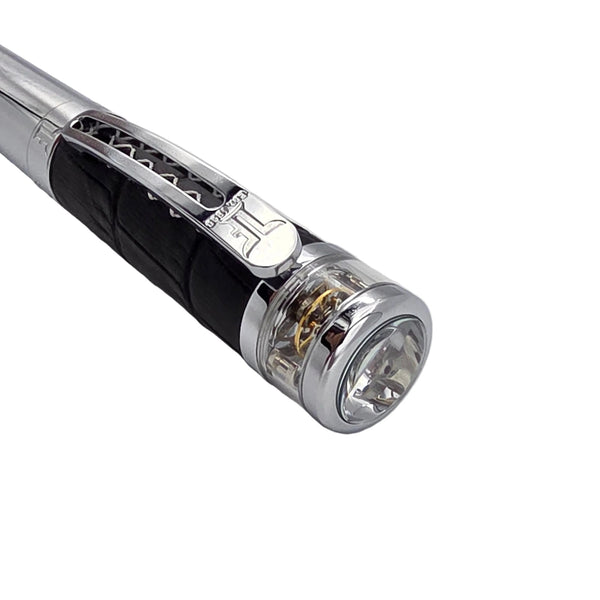 TF Est. 1968 Genève Suisse Tourbillion Stainless Steel Ballpoint Pen