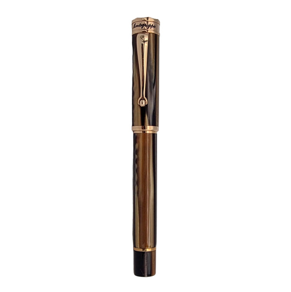 Montegrappa Ducale Brown and Rose Gold Medium Fountain Pen