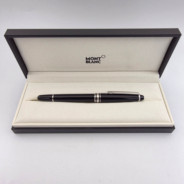 Montblanc Meisterstuck Classique Black and Platinum Rollerball Pen - New in Box