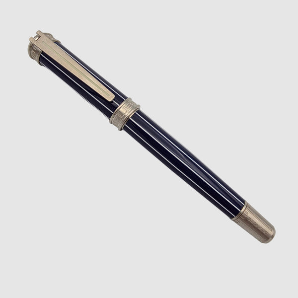 Edelberg Tachys Gessato Bespoke Pinstripe Medium Fountain Pen