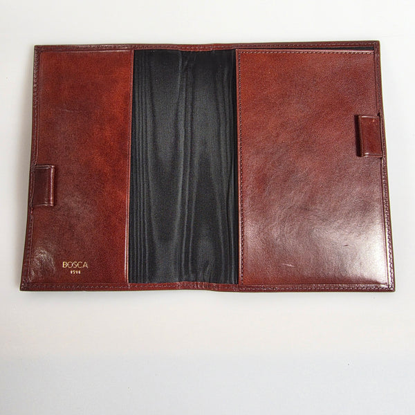 Bosca Old Leather Cognac Prescription Pad New 711 32