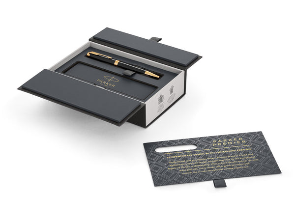 Parker Parker Premier 2016 Edition Black Lacquer and Gold Roller Ball Pen (1931411) freeshipping - RiNo Distribution