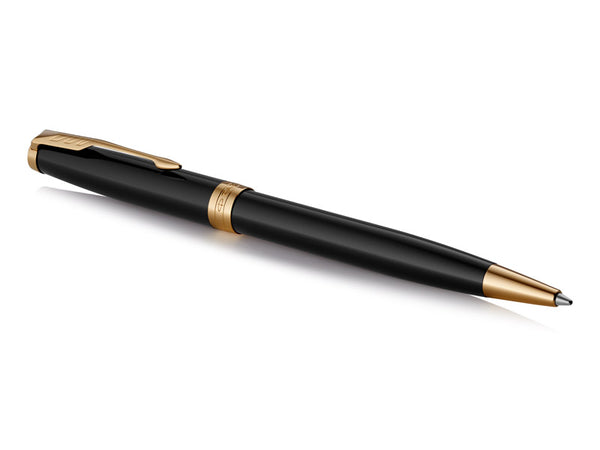 Parker Parker Sonnet (2016 Edition) Black Lacquer with Gold Ballpoint Pen (1931497) freeshipping - RiNo Distribution
