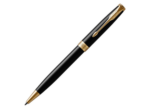 Parker Parker Sonnet (2016 Edition) Black Lacquer with Gold Ballpoint Pen (1931497) freeshipping - RiNo Distribution