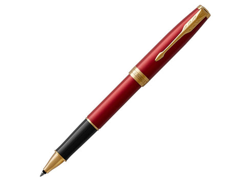 Parker Parker Sonnet (2016 Edition) Red Lacquer/Gold Roller Ball Pen (1931475) freeshipping - RiNo Distribution