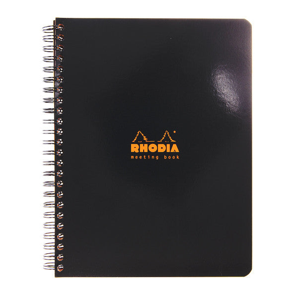 Rhodia Rhodia (R193409) 9" x 11 3/4" Meeting Book (Lined Paper) w/Black Cover freeshipping - RiNo Distribution