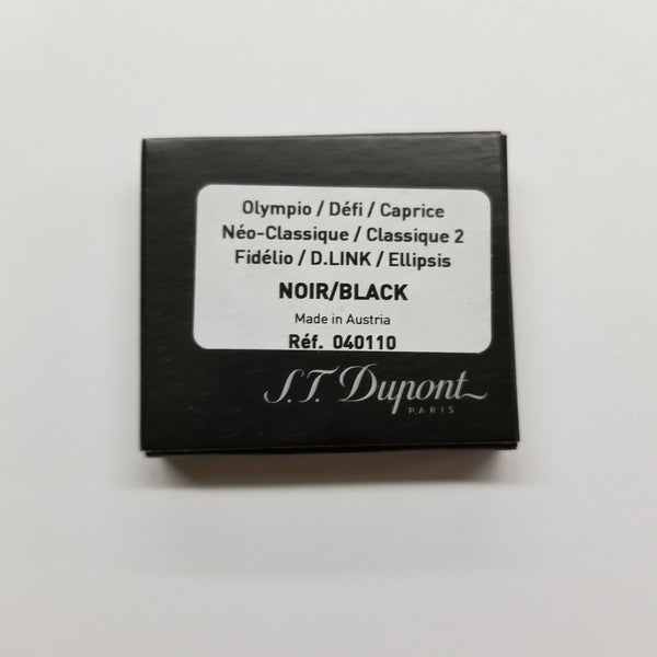 ST Dupont ST Dupont Black Fountain Pen Ink Cartridges (#40110) freeshipping - RiNo Distribution
