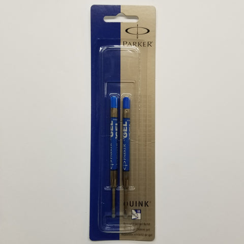 Parker Parker Quink Medium Blue Gel Pen Refill 2-Pack (30526) - Fits 'Parker-Style' Pens freeshipping - RiNo Distribution