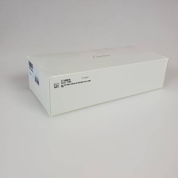 Cartier Cartier Roadster Circular Graine Decor Palladium Roller Ball Pen (ST240016) freeshipping - RiNo Distribution