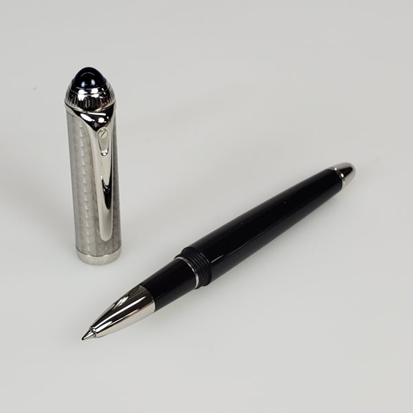 Cartier Cartier Roadster Circular Graine Decor Palladium Roller Ball Pen (ST240016) freeshipping - RiNo Distribution
