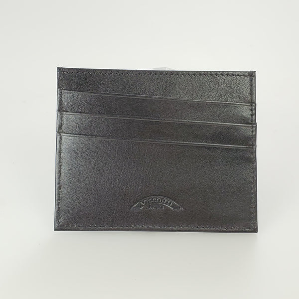 Visconti Visconti Pen Leather Credit Card Holder Wallet - Made in Italy freeshipping - RiNo Distribution