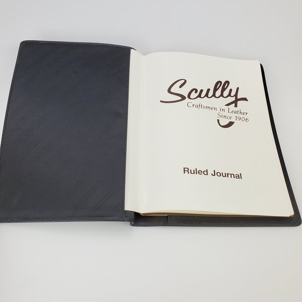 Scully Scully Black Plonge Leather Journal (1050R) freeshipping - RiNo Distribution