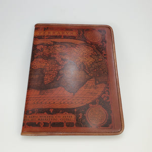 Scully Scully Atlas Old World Map Large Leather Ruled Journal (1050R) freeshipping - RiNo Distribution