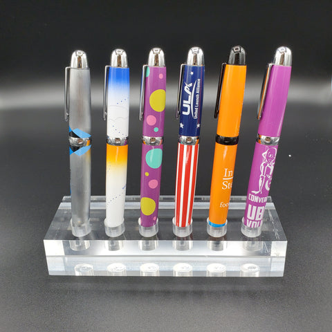 RiNo Distribution Solid Acrylic Pen / Lipstick / Cosmetic /  Counter Display Holder - 6 Items freeshipping - RiNo Distribution