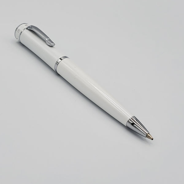 Padrino Padrino Stiletto Pearl White Crystal Ballpoint Pen freeshipping - RiNo Distribution