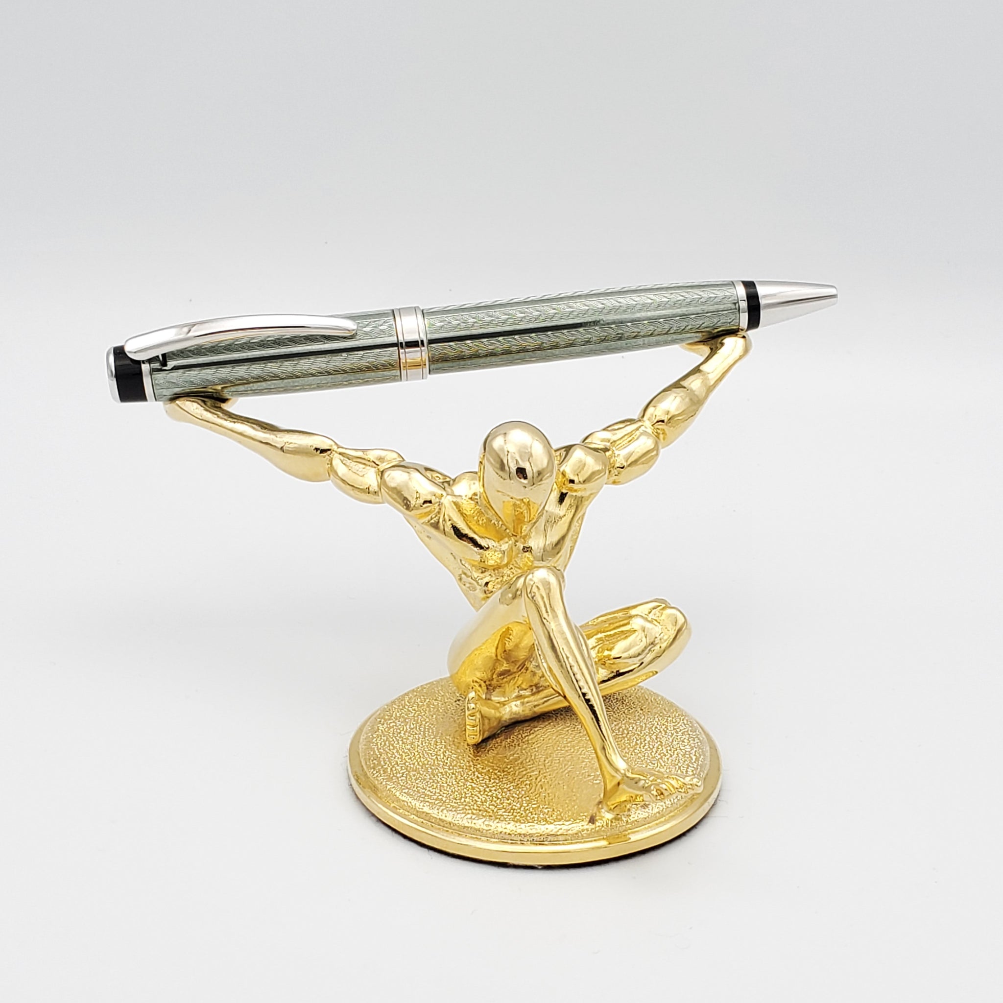 Jac Zagoory Jac Zagoory Designs Atlas Gold Full Size Pen Holder (PH36GPA) freeshipping - RiNo Distribution