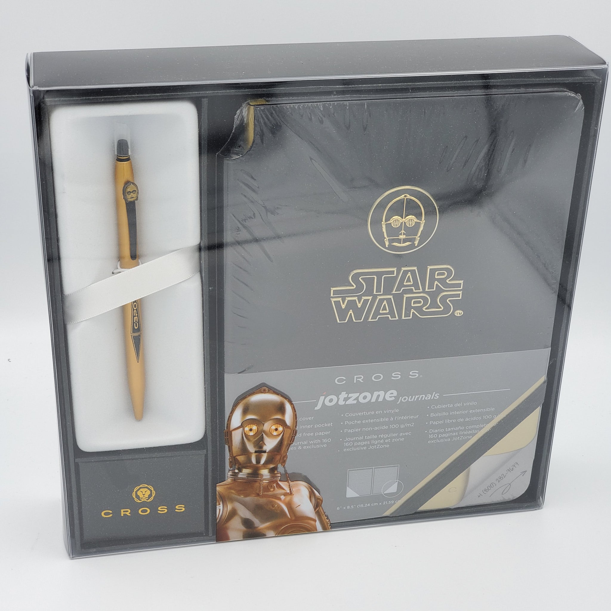 Cross Cross Click Jotzone Star Wars C3PO Pen + Notebook Set AT0625SD-16/1 freeshipping - RiNo Distribution