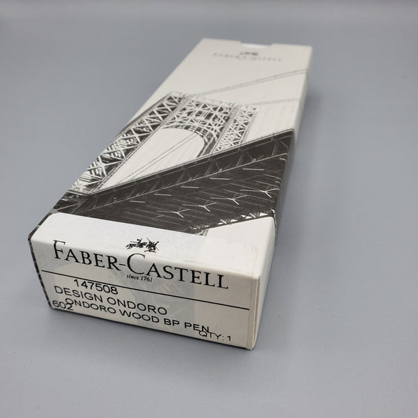 Faber Castell Faber-Castell Ondoro Smoked Oak Wood Ballpoint Pen FCA#147508 freeshipping - RiNo Distribution