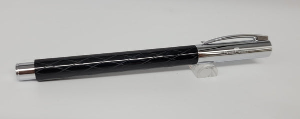 Faber Castell Faber Castell Ambition Black Rhombus Rollerball Pen freeshipping - RiNo Distribution