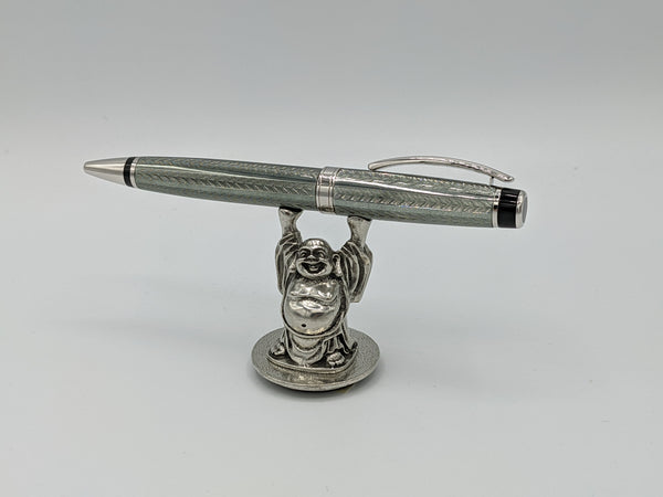 Jac Zagoory Jac Zagoory Designs Mini Happy Buddha Pewter Pen Holder (PH103) freeshipping - RiNo Distribution