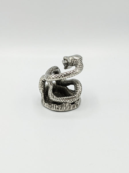 Jac Zagoory Jac Zagoory Designs Coiling Snake Pewter Full Size Pen Holder (PH01) freeshipping - RiNo Distribution