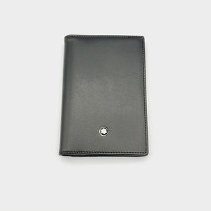 Montblanc Montblanc Meisterstuck Black Leather Cardholder/Small Wallet - #14108 freeshipping - RiNo Distribution