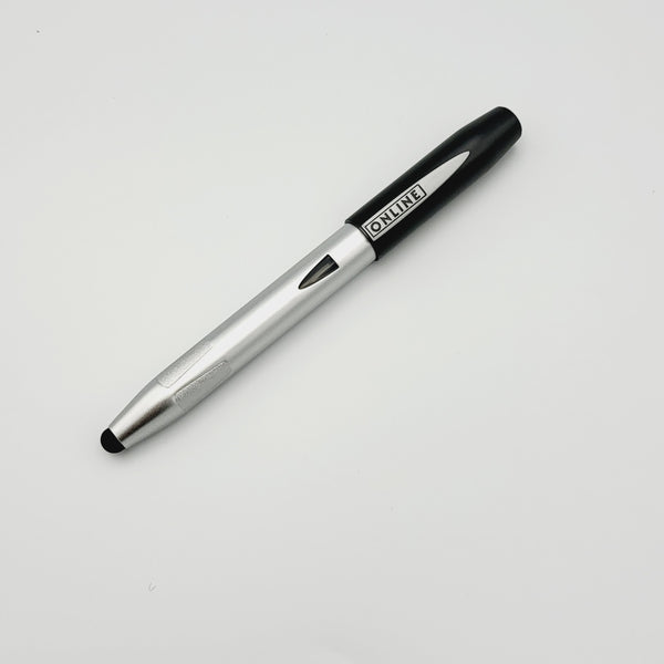 ONLINE of Germany ONLINE of Germany "Switch" Fountain Pen/Touchscreen Stylus - Black/Satin Silver freeshipping - RiNo Distribution