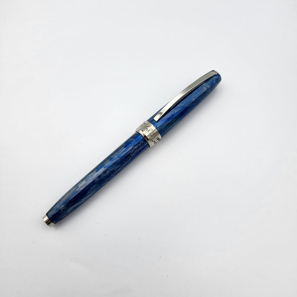 Visconti Visconti Hall of Music Marble Blue Roller Ball -  Rare Collector's Item freeshipping - RiNo Distribution