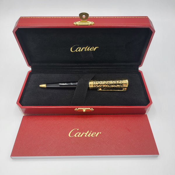 Vintage Cartier Art Deco Panther Ballpoint Pen (ST260025) - Rare!