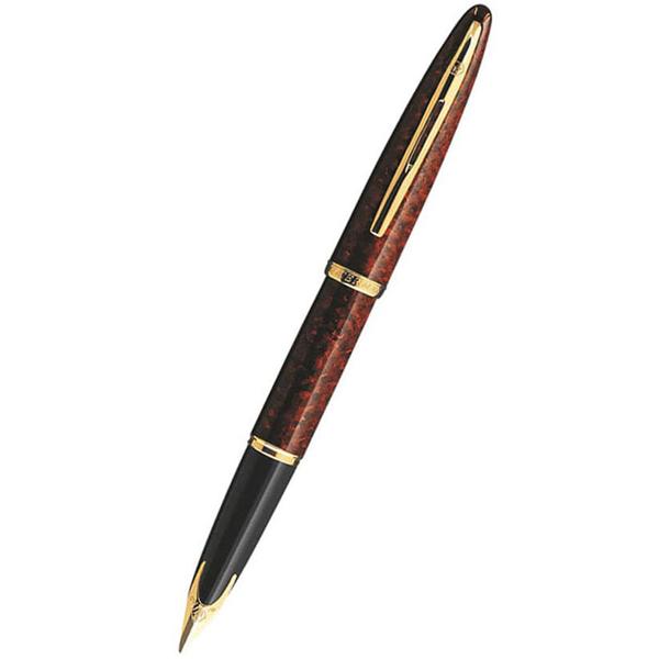 Waterman Waterman Amber Shimmer Carene 18kt Gold Medium Fountain Pen (S0700880) freeshipping - RiNo Distribution