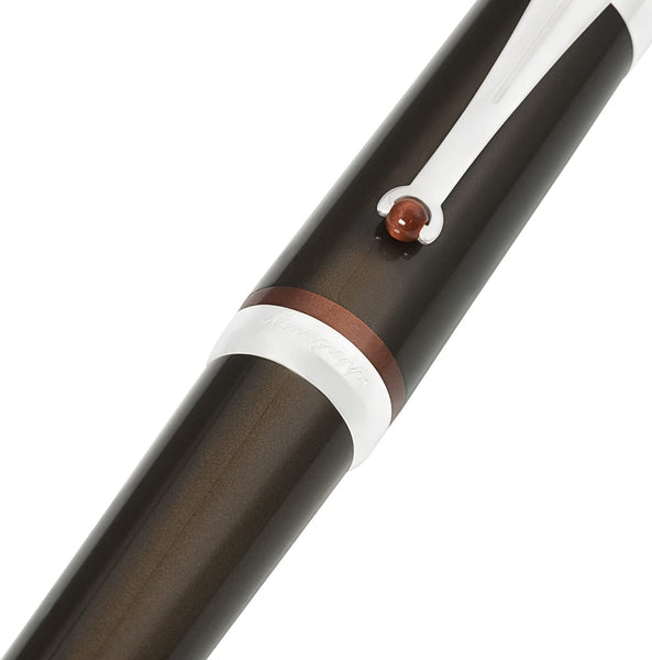 Montegrappa Desiderio Chocolate Brown 18kt Medium Fountain Pen (ISDET3AW)