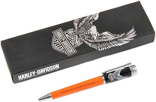 Retro 51 Harley Davidson Orange/Black Eagle Ballpoint Pen (HDBP-1750)