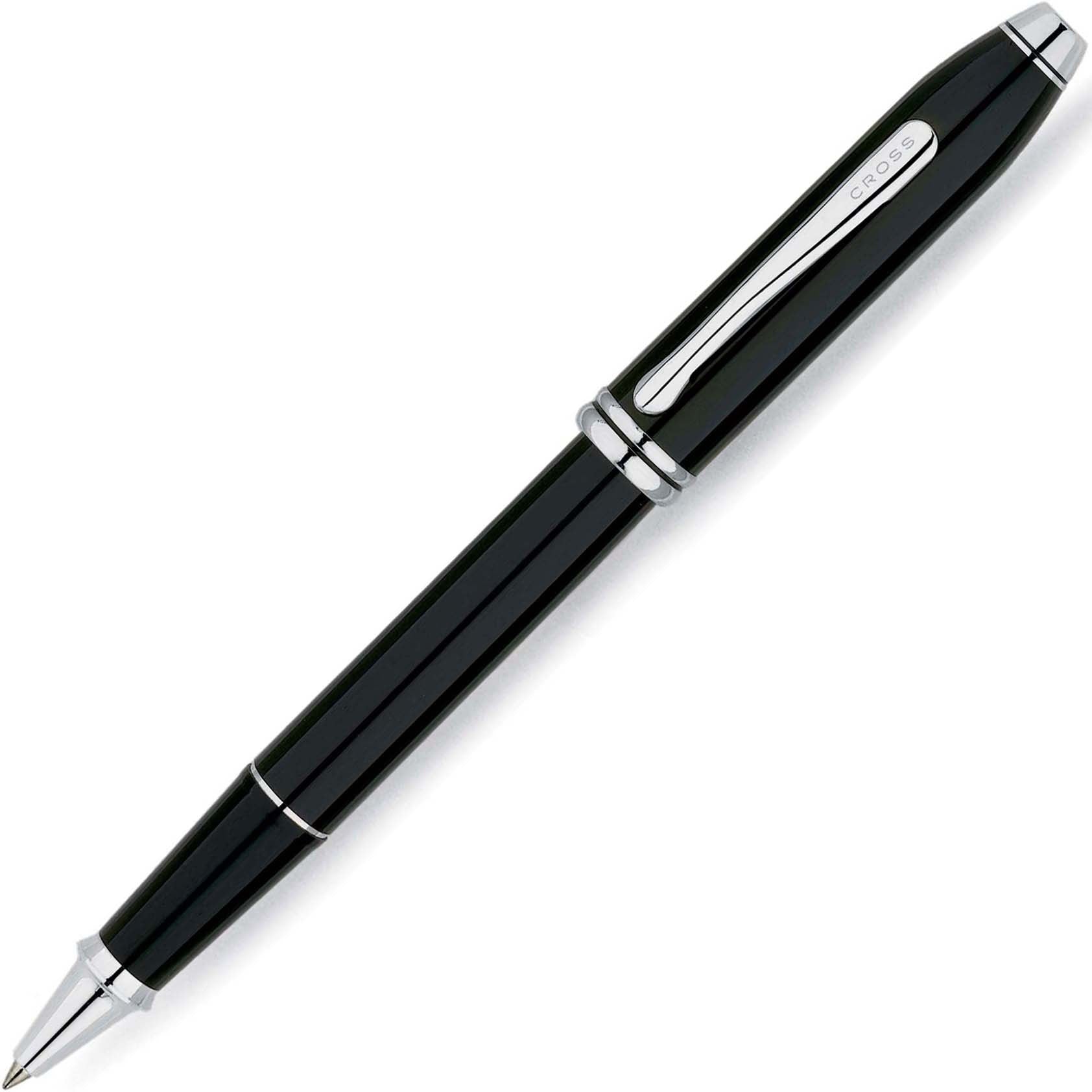 Cross Townsend Black Lacquer Roller Ball Pen (AT0045-4) freeshipping - RiNo Distribution