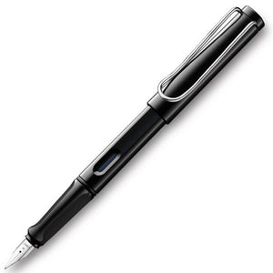 Lamy LAMY Safari Shiny Black Medium Fountain Pen (L19BKM) freeshipping - RiNo Distribution