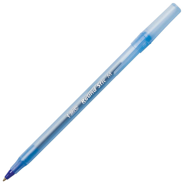 Bic Round Stic Ballpoint Pens xtra life blue