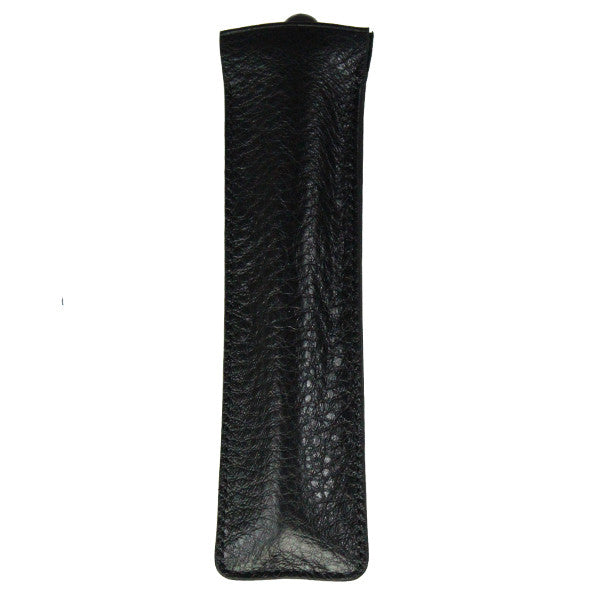 Sherpa Genuine Pebble Leather Coal Black Pen Sleeve freeshipping - Sherpa Pen