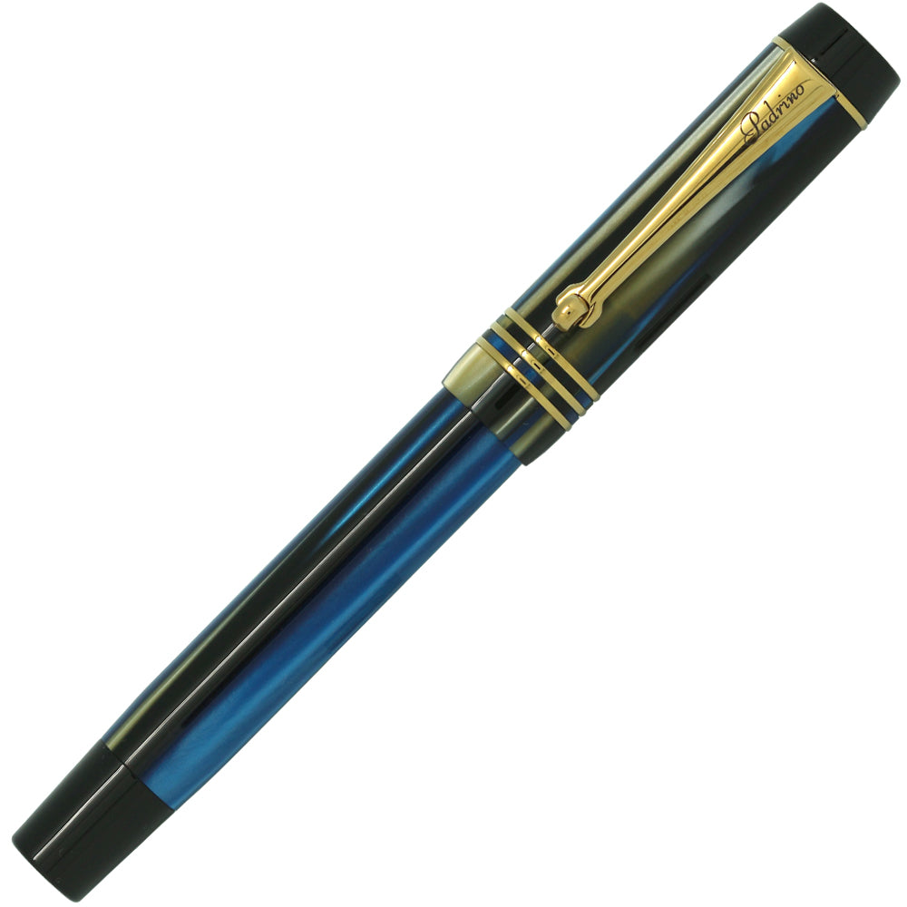 Padrino Padrino Premier Tropical Blue and Gold Roller Ball Pen freeshipping - RiNo Distribution