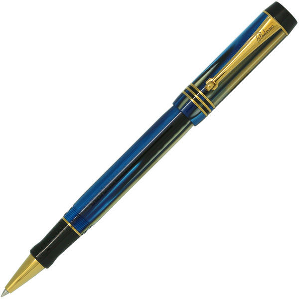 Padrino Padrino Premier Tropical Blue and Gold Roller Ball Pen freeshipping - RiNo Distribution