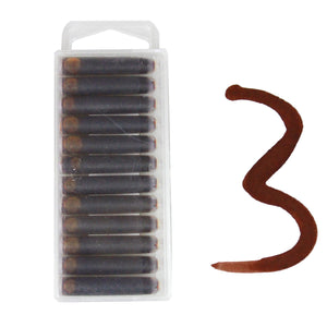 5280 Collection 5280 Canyon Brown Fountain Pen Ink Cartridges - 12 Pack freeshipping - RiNo Distribution