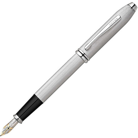 Cross Cross Townsend Special Edition Brushed Platinum Medium Fountain Pen (AT0046B-29MD) freeshipping - RiNo Distribution